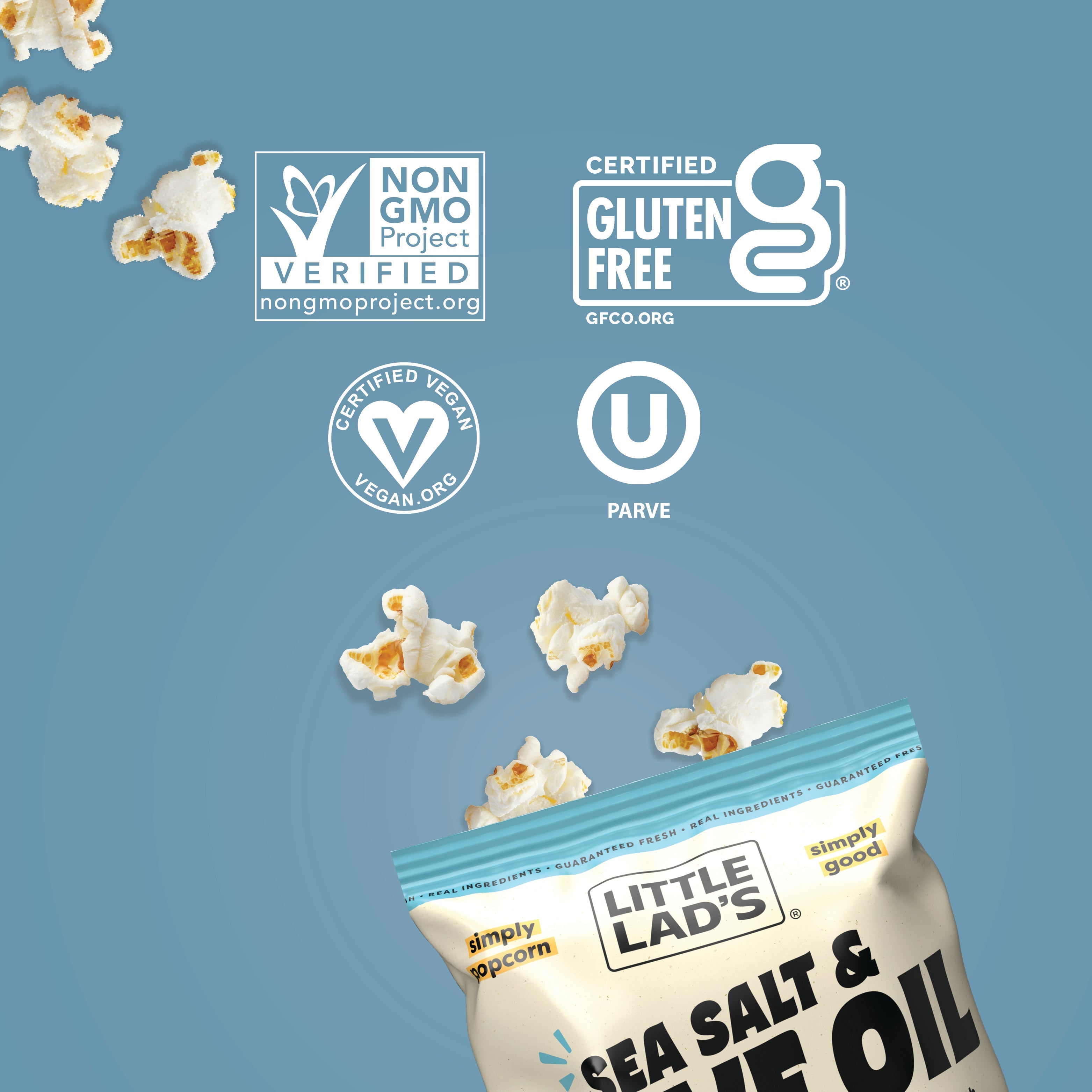 Sea Salt & Olive Oil Popcorn 1.3oz 1ct