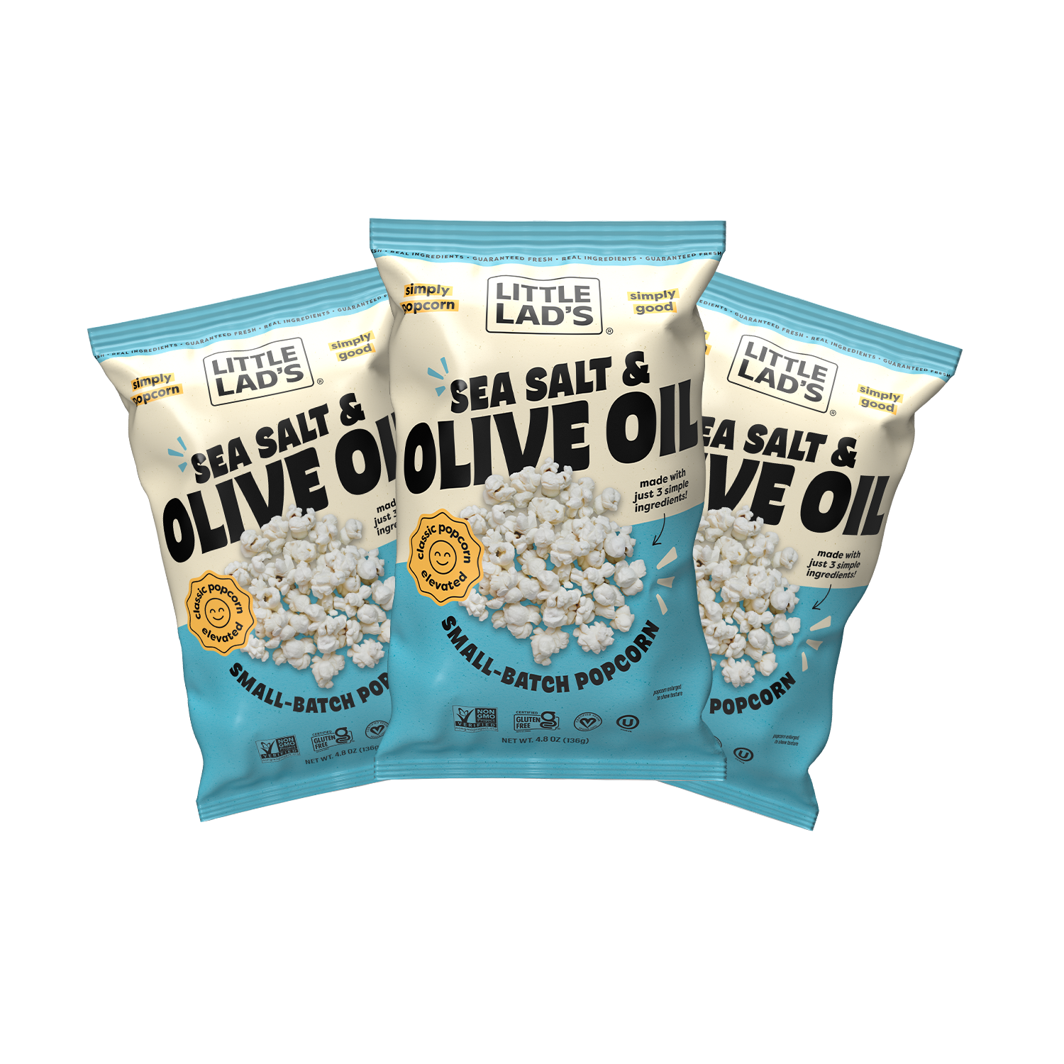 Sea Salt & Olive Oil Popcorn 1.3oz 1ct